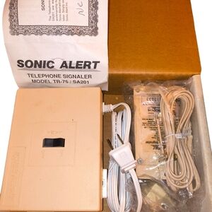 Sonic Alert Telephone Signaler TR-75 Vintage Beige Unit